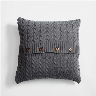 단추 베개 덮개