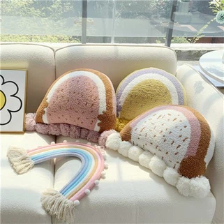 둥근 베개 커버